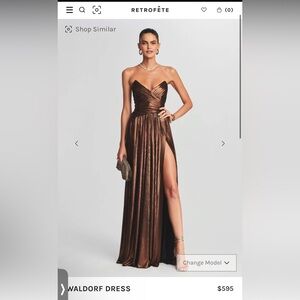 Retrofete Waldorf Bronze Dress